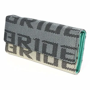 Bride Racing Women's Ladies Wallet Clutch Trifold Fabric Leather Bride Gradation - Picture 1 of 6