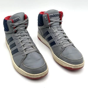 Adidas Mens Hoops VS Mid F99589 Gray Basketball Sneakers Shoes Size 10.5 - Picture 1 of 16
