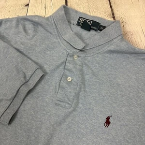 Ralph Lauren Polo Shirt Adult XL Light Blue Purple Pony Short Sleeve Mens - Picture 1 of 8