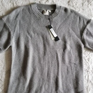 Elk Melbourne Australia Reis Grey Marle Knit Wool Blend Sweater NWT S/M - Picture 1 of 8