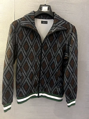 RARE MEDIUM MENS DIAMOND DESIGN ZARA MAN JACKET DESIGN INSPIRED THE GENTLEMEN - Image 1 of 4