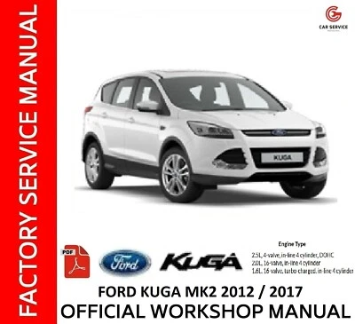 FORD KUGA MK2 2012/2017 WORKSHOP MANUAL - REPAIR SERVICE - WIRING DIAGRAMS - ENG - Image 1 of 4