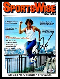 BRUCE JENNER HAND SIGNED AUTOGRAPHED MAGAZINE WITH PSA DNA COA - Picture 1 of 3