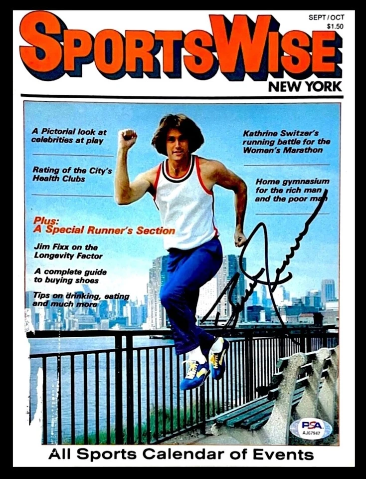 BRUCE JENNER HAND SIGNED AUTOGRAPHED MAGAZINE WITH PSA DNA COA - Image 1 of 3