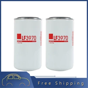 2 PCS Oil Filters Fits For Cummins Ford Freightliner Kenworth LF3970 New - Picture 1 of 12