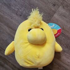 Squishmallow 8" Peanuts Woodstock Soft Yellow Canary snoopy Bird Plush toy NEW 