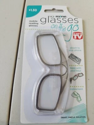 Reading Glasses so~mine Brand “on the go” Mobile Reading Glasses +1.50 Bronze - Image 1 of 3