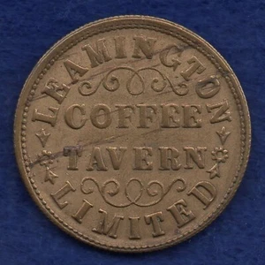 Coffee House, Warwickshire, Leamington Coffee Tavern 1d Token (Ref. d0300) - Picture 1 of 2