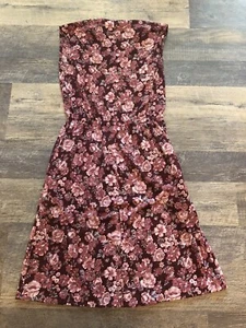 Vintage 60’s Handmade Multicolor Cotton Blend Cottagecore Tea Dress ~XS - Picture 1 of 3