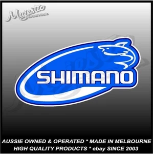 SHIMANO - 180mm X 100mm - FISHING - BOAT - DECAL / STICKER - Picture 1 of 1