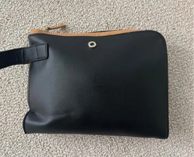 Bvlgari Bulgari Emirates First Class Amenity Travel Kit Bag Black NEW EMPTY