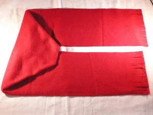 Solid Red Fleece Scarf - Picture 1 of 1