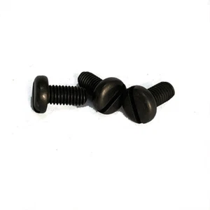 M1.6 M2 M2.5 M3 M4 Black 304 Stainless Steel Slotted Pan Head Screws - Picture 1 of 9