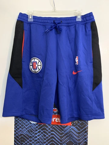 NIKE NBA THERMA FLEX LA CLIPPERS SHORT AH8344 495 KAWHI LEONARD PAUL GEORGE 2XL Cover