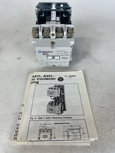 Westinghouse A201K1DS Non Reversing Contactor 200/230V | 460/575V 7.5 | 10HP - Picture 1 of 8