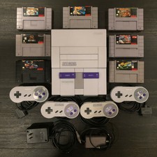 Super Nintendo SNES Original Console Premium Bundle