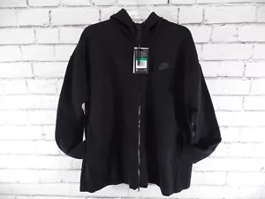 NEW Women's Nike Air Tech Pack Hooded Full Zip Jacket Size XL Black Logo - Picture 1 of 7