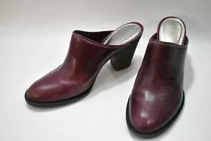 Gianni Bini Schuhe Absätze Clogs burgundisch Größe 7,5 Damen - Bild 1 von 9