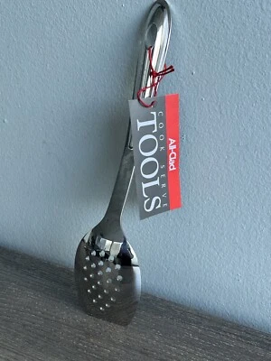 NEW ALL-CLAD Stainless Steel Slotted Spoon,  9 1/2" Long - Image 1 of 4