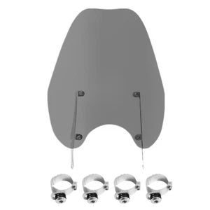 Smoke Windshield & 49mm Clamps Fit For Harley Softail Street Bob FXBB FXLR 18-Up - Bild 1 von 17