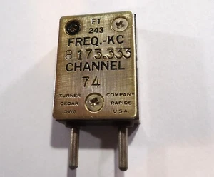 FT-243 Radio Crystal - 093 pinów - 8173.333 KHz - Turner - Channel 74 - Zdjęcie 1 z 1