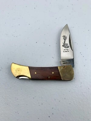 Cuchillo Parker Cutlery Company King Cobra de una sola hoja con bloqueo Foto 1 de 4