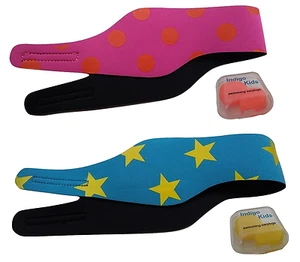 Fascia auricolari protezione nuoto bambini fascia acquatica fascia e tappi stucco orecchie - Foto 1 di 7