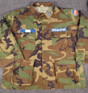 US Air Force Civil Air Patrol Jacket XL Military Uniform Mens USS camo J19 - Picture 1 of 16