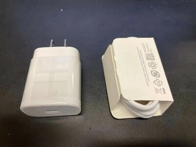 25w Type C USB-C Fast Wall Charger+3ft Cable For Samsung Galaxy S10 S20 Note 20  - Image 1 of 4