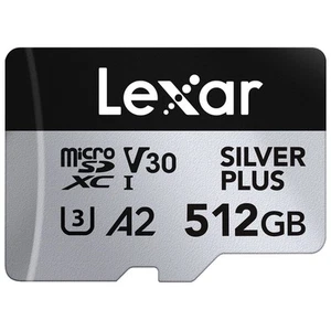 Lexar LMSSIPL512G-BNANU Professional Silver Plus Microsdxc 512gb With Adapter Na - Picture 1 of 1