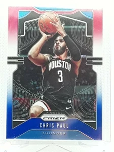 Chris Paul 2019-20 Prizm Basketball #211 RED WHITE & BLUE Oklahoma City Thunder - Picture 1 of 2