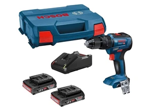 Bosch 18v GSB 18V-55 Brushless Combi Hammer Drill - 2 x 2.0ah Batteries - Picture 1 of 14