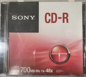 Sony CDQ80SJ CD-R, 48x, Grigio - Foto 1 di 2