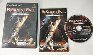 Resident Evil: Outbreak File #2 PLAYSTATION 2 PS2 Horror Video Game CIB Complete - Picture 1 of 12