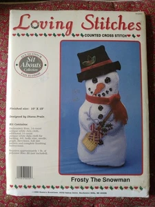 LOVING STICHES Counted Cross Stitch Kit #00205 Frosty The Snowman  - Bild 1 von 4