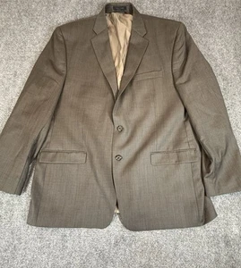 Lauren Ralph Lauren Men's 50L Brown Wool Blazer Sport Coat Made In Canada - Picture 1 of 15