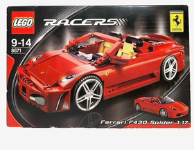 LEGO 8671 Ferrari 430 Spider Racers 2006 Sealed