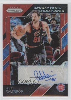 2018-19 Panini Prizm Sensational Signatures Choice Jose Calderon #SS-JCD Auto - Image 1 of 2
