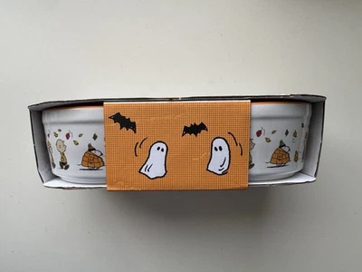 Peanuts Gang Snoopy Woodstock Fall Harvest Ramekins Set Of 2 New - Image 1 of 4