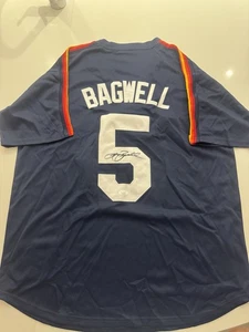 Jeff Bagwell Houston Astros Signed Jersey HOFJSA COA - Picture 1 of 3