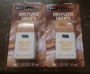 New 2 Pack B Pure Drunk Elephant Dupe Bronzer Drops Tanning - Picture 1 of 1