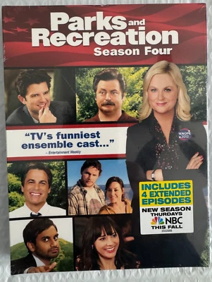Parks and Recreation: Season Four (DVD) New & Sealed w/ Bonus Features - Image 1 of 2