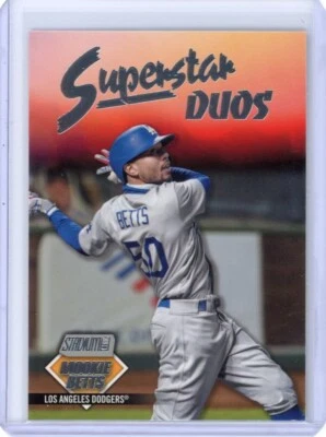 2021 Topps Stadium Club Mookie Betts Cody Bellinger Superstar Duos LA Dodgers - Image 1 of 2