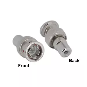Conector adaptador macho/hembra Kentek BNC a RCA 75 ohmios para cámara de seguridad CCTV DVR - Imagen 1 de 1