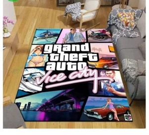Grand Theft Auto Vice City Huge Rug 160CM x 230CM Grand Theft Auto Carpet BIG - Picture 1 of 3