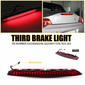 For BMW Z4 E85 03-07 08 3rd Third Brake Stop LED Light Red Lens 63256930246 N52 - Picture 1 of 12