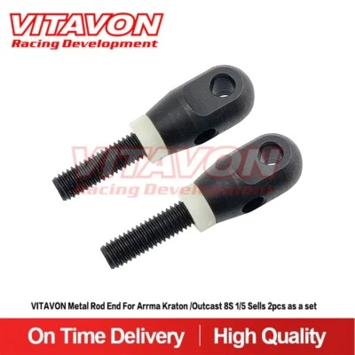 Vitavon Metal Rod End For Arrma Kraton /Outcase 8S 1/5 Sells 2pcs As Set - Image 1 of 3