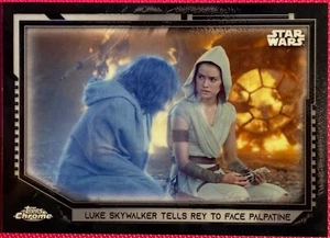 Star Wars 2021 Chrome Legacy, (#15) tarjeta paralela refractor negro #03/10 - Imagen 1 de 2