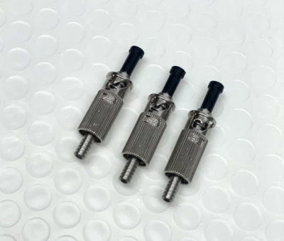 Lot Of 3, Amphenol 953-99013-50206 Fiber Optic Connector CONN,ST,206um,SS FER/CU - Image 1 of 4