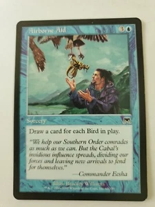 MTG Magic The Gathering Card Airborne Aid Sorcery Blue Onslaught - Picture 1 of 2